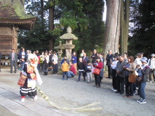 吉備中央町　吉川八幡宮当番祭見学